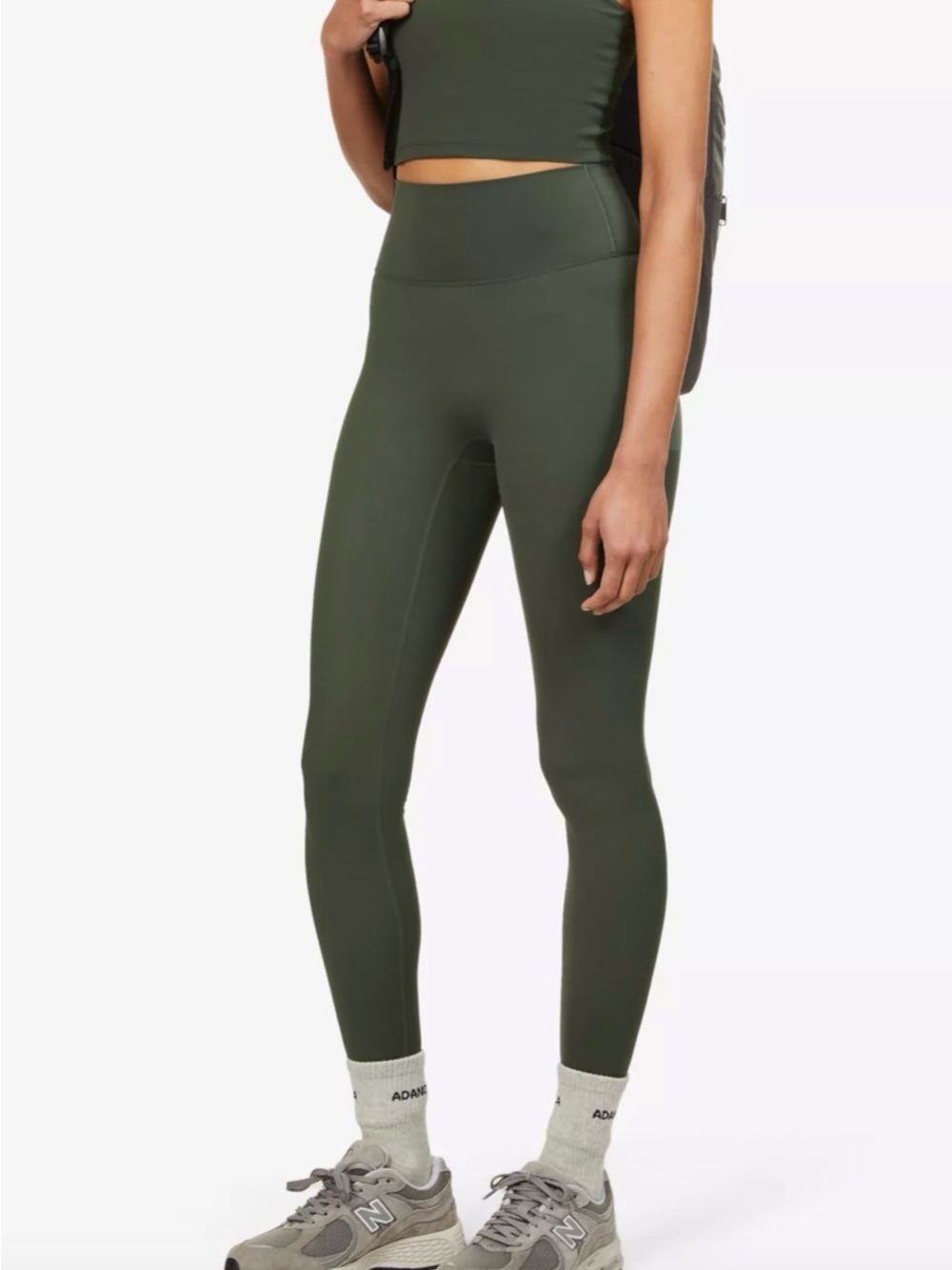 Adanola Workout Leggings Green Medium NWOT